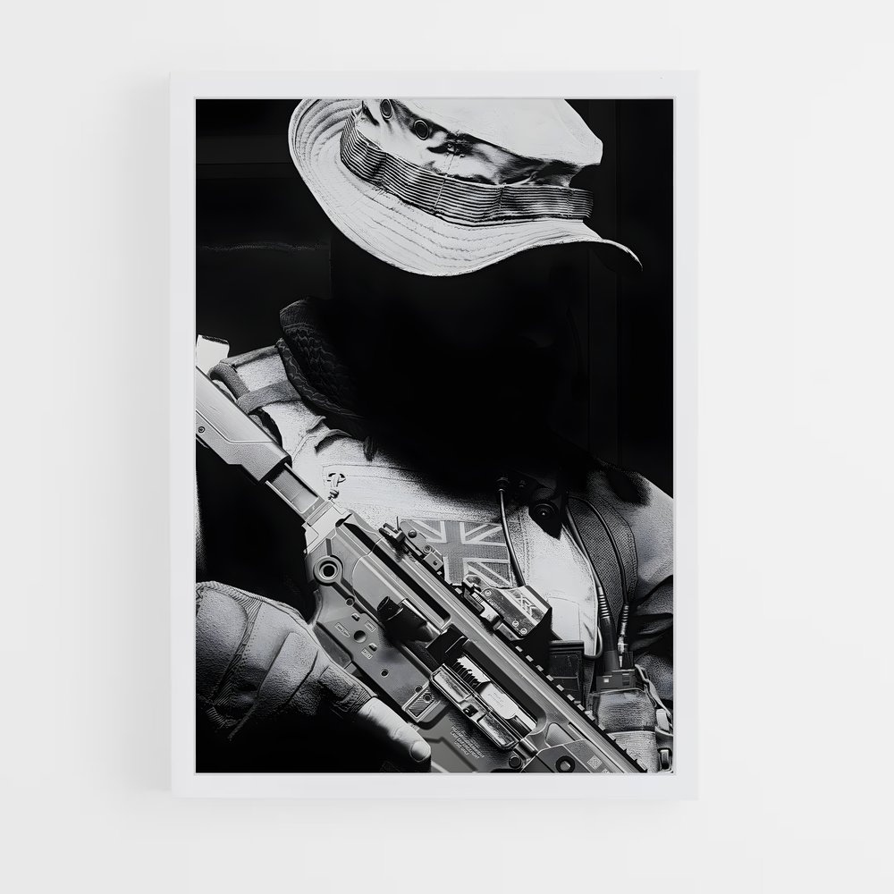 Poster Captain price – affiche Call of Duty (vue 3)